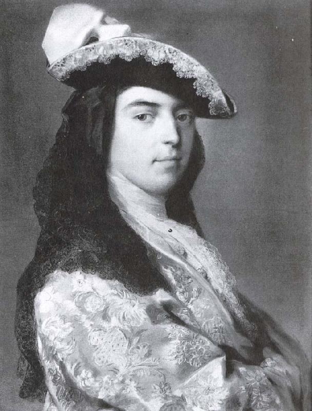 Rosalba carriera Charles Sackville,2e duke of Thresh France oil painting art